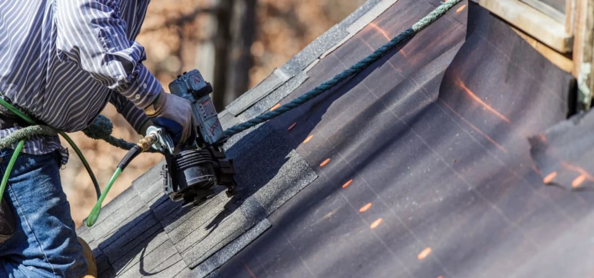 Infrared roof inspection