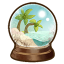 Beach Snow Globe