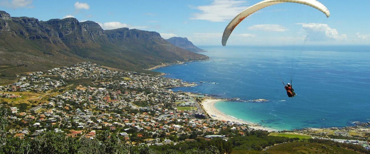Paragliding from Signal Hill