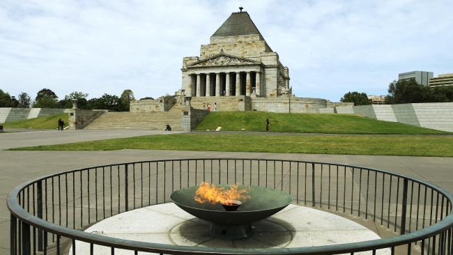 Pay your respects at the Shrine of Remembrance