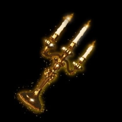 Runaway Damsel Candelabra