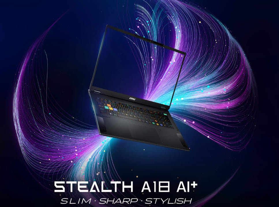 MSI Stealth A18 AI+, Ryzen AI 9-365, RTX 5080, 32 GB DDR5-5600, 1-2 TB SSD, QHD+ 240 Hz