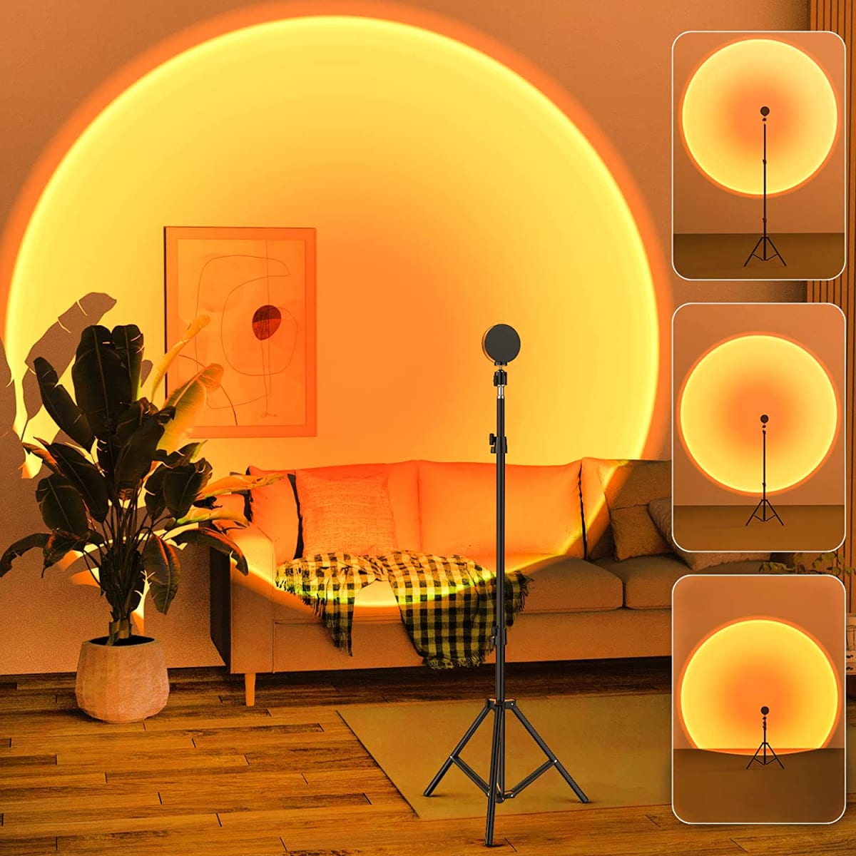Sunset Floor Lamp Projection