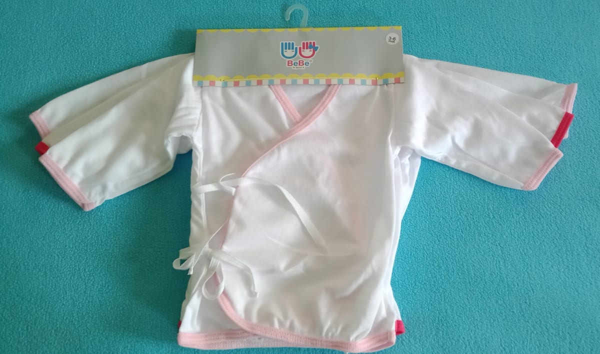 Side Snap/Tie Shirts (long sleeves) 3-6mos