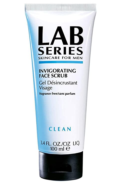 Lab Series Invigorating Face Scrub for Men, 3.4 Oz