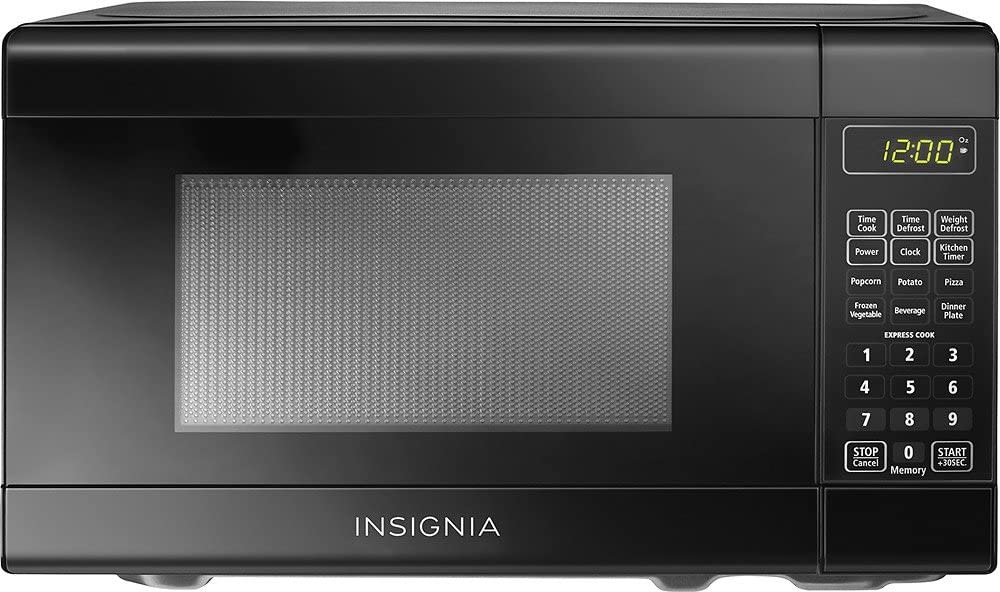 Insignia - 0.7 Cu. Ft. Compact Microwave