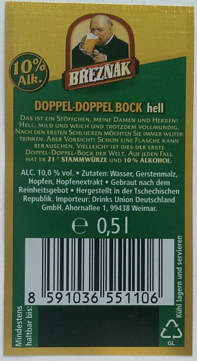 Březňák Spezial Doppel Doppel Bock Etk. B