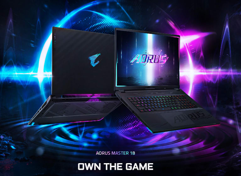 Gigabyte Aorus Master 18, Intel Ultra 9-275HX, RTX 5080, 32 GB DDR5-5600, 2 TB SSD, QHD+ 240 Hz Mini-LED 100% DCI-P30