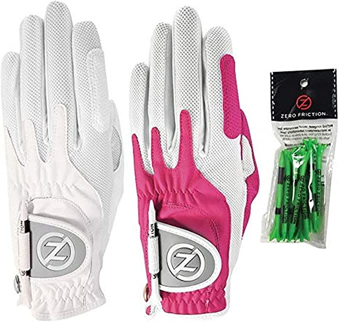 Zero Friction Ladies Compression-Fit Synthetic Golf Glove