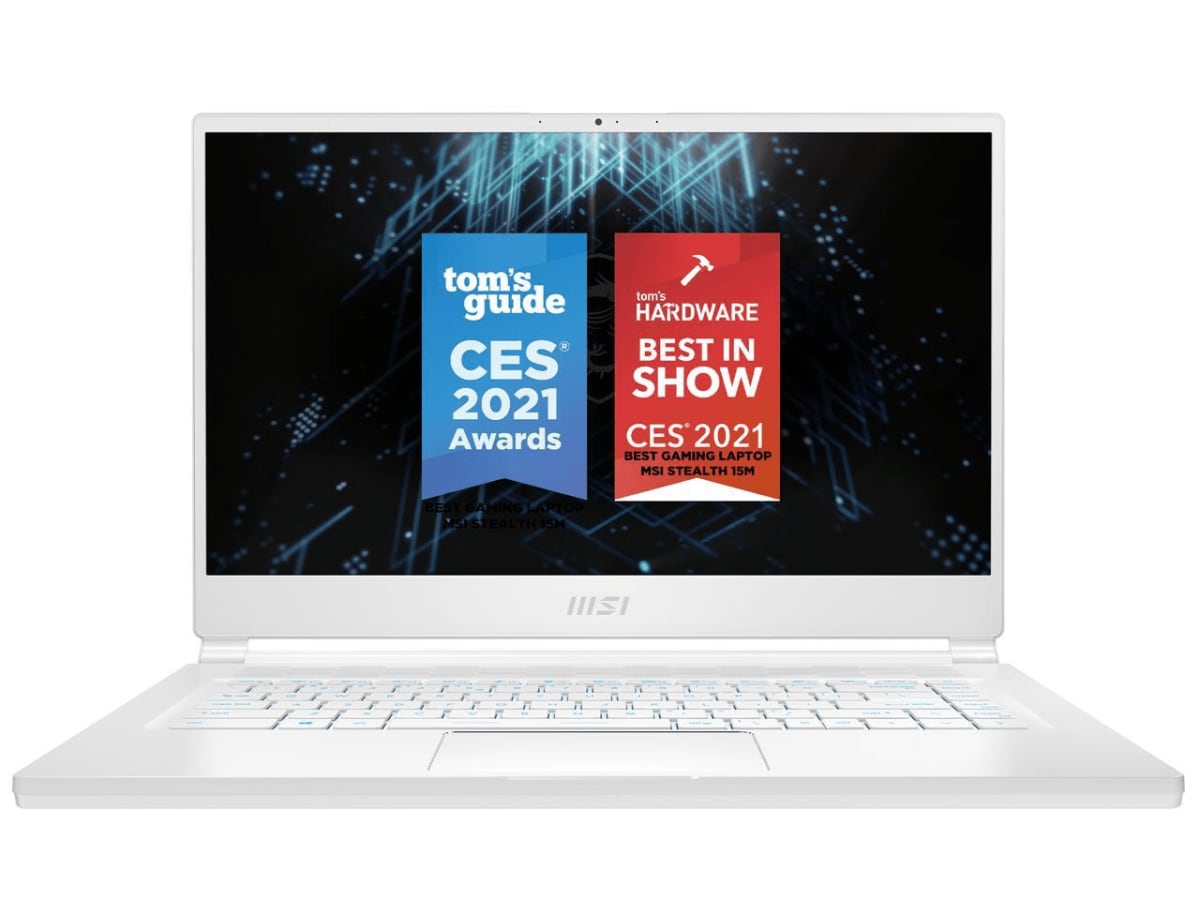 MSI Stealth 15M (White), i7-11375 (4 cores), RTX 3060 65W?, 16 GB Ram, 512 GB SSD, FHD 144 hz
