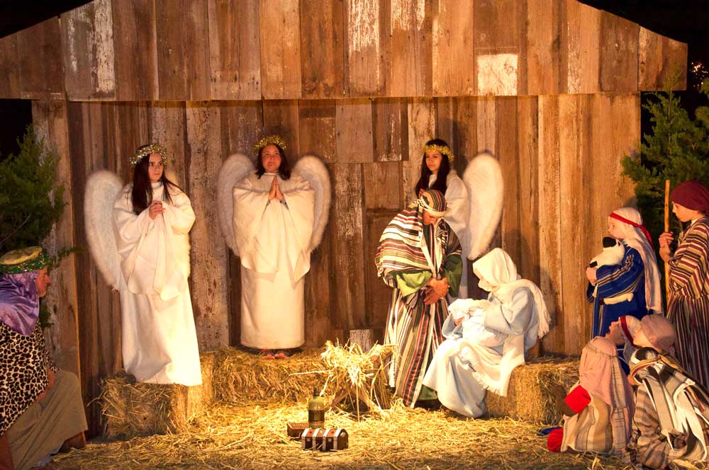 Visit a live Nativity play
