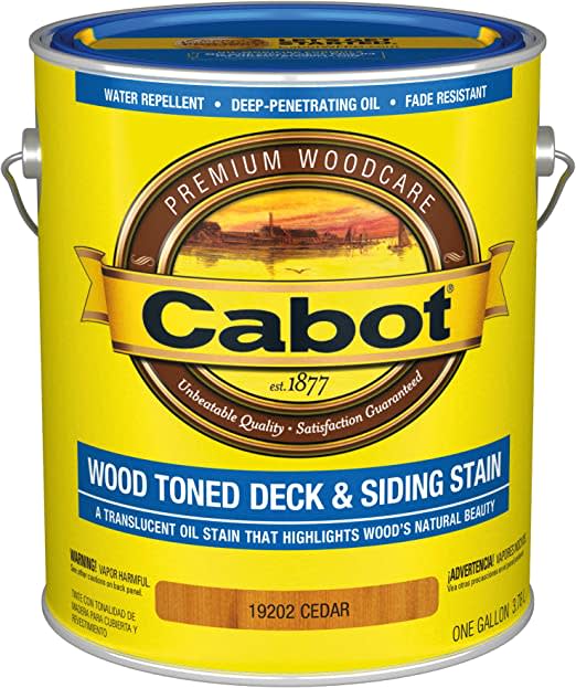 Wood Toned Deck Siding Stain