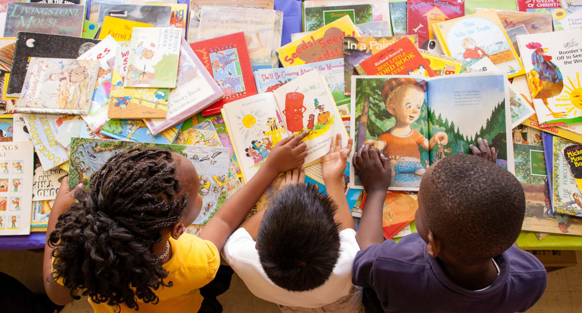 Help organize a book drive for a local school or library