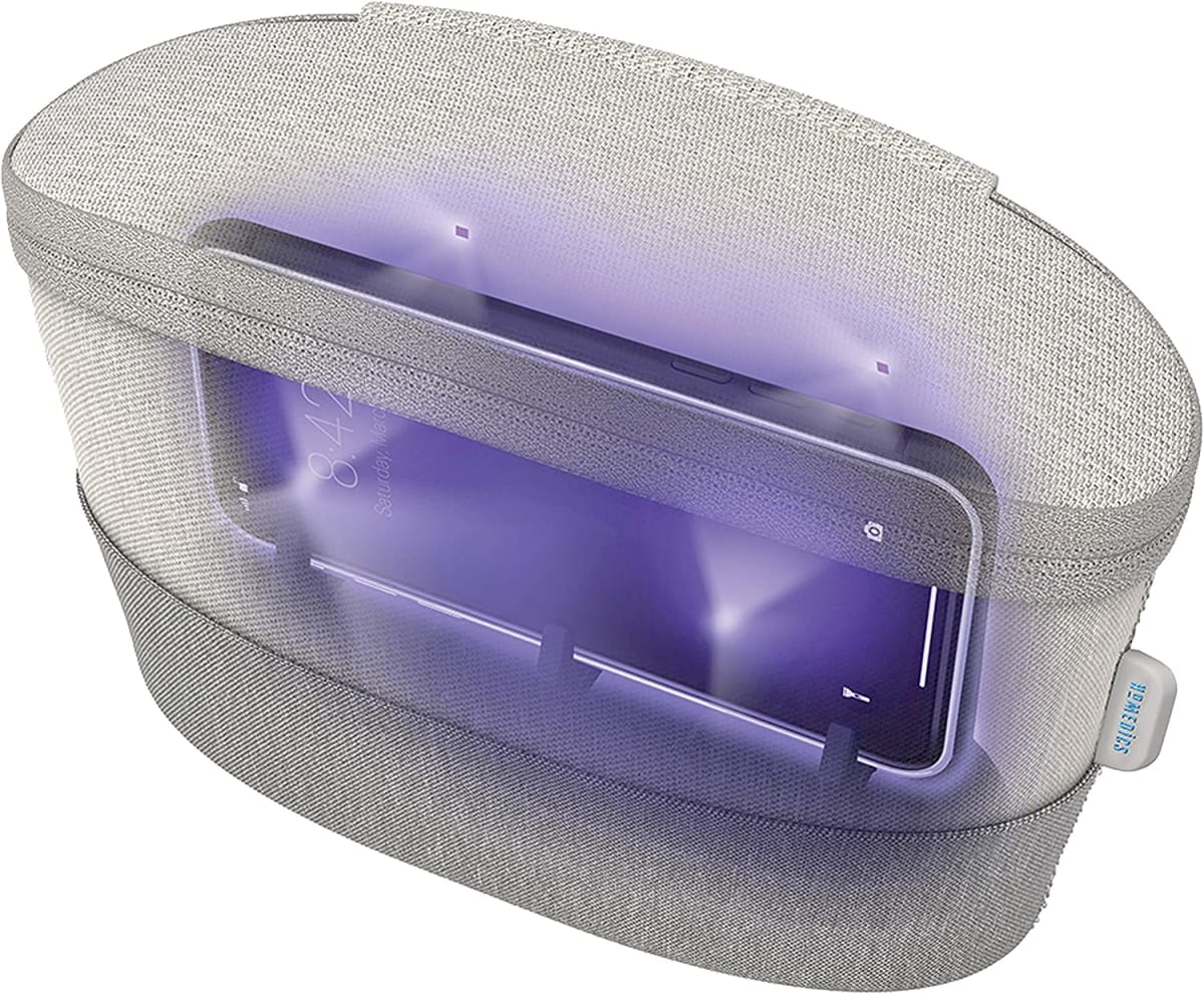 HoMedics UV Clean Sanitizer Bag Portable UV Light Sanitizer
