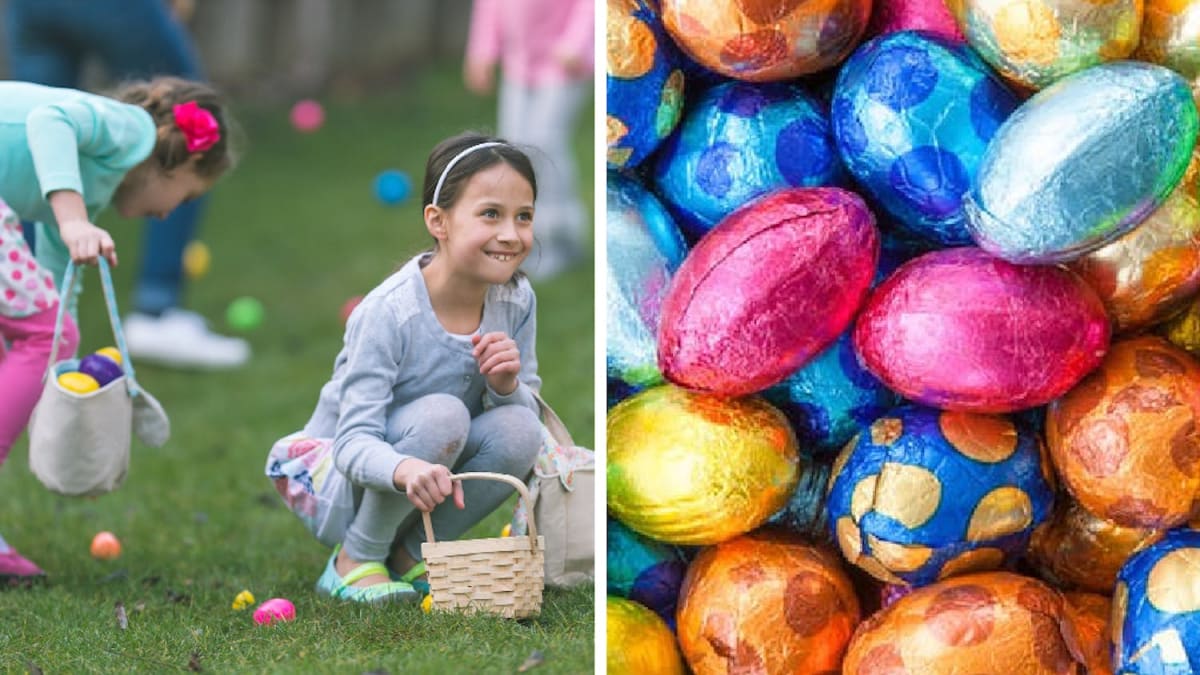 Create an Easter-themed obstacle course with Easter-related challenges