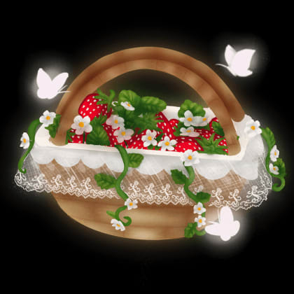 Strawberry Picking Basket