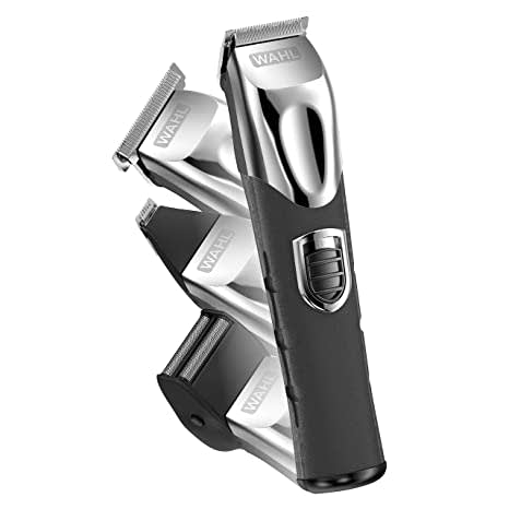 Lithium-Ion All-in-One Beard Trimmer, Shaver, and Detailing Kit for Body Grooming at Home - Model 9854-600B