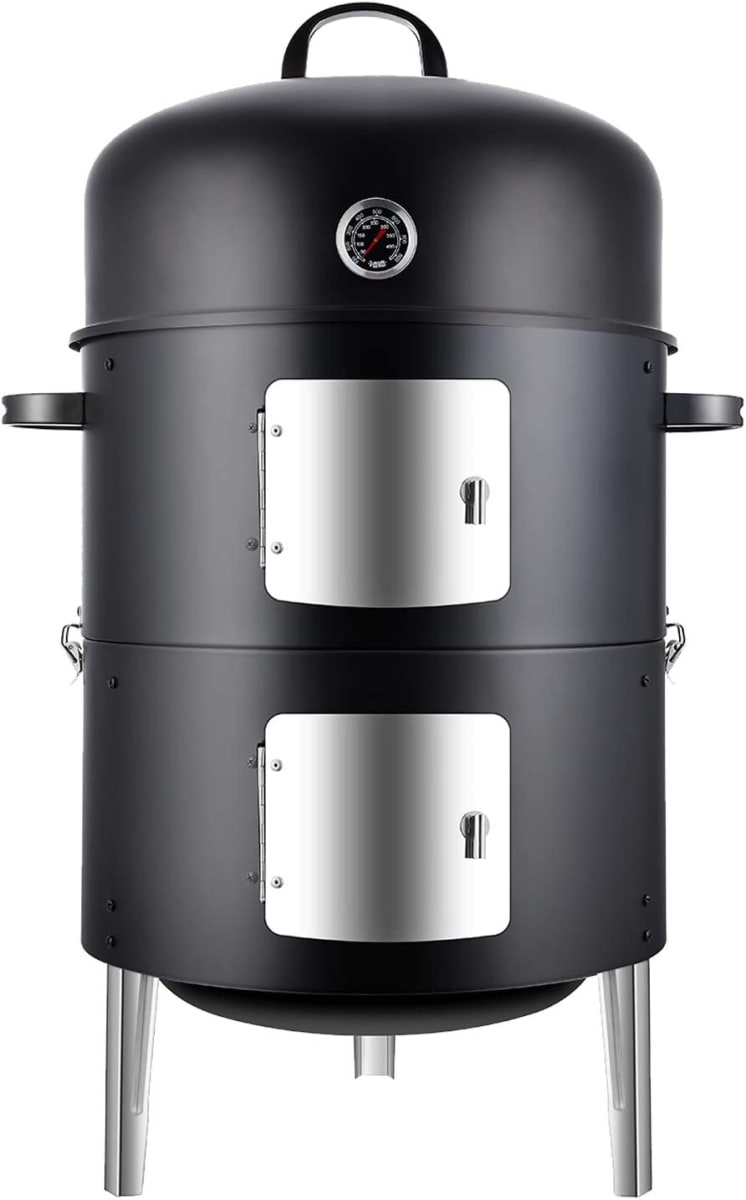 Charcoal Vertical Smoker Grill