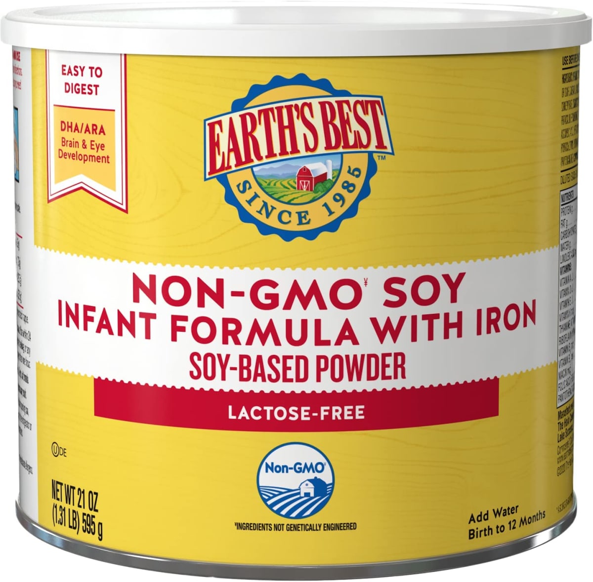 Non-GMO Soy Plant Based Infant Powder Formula