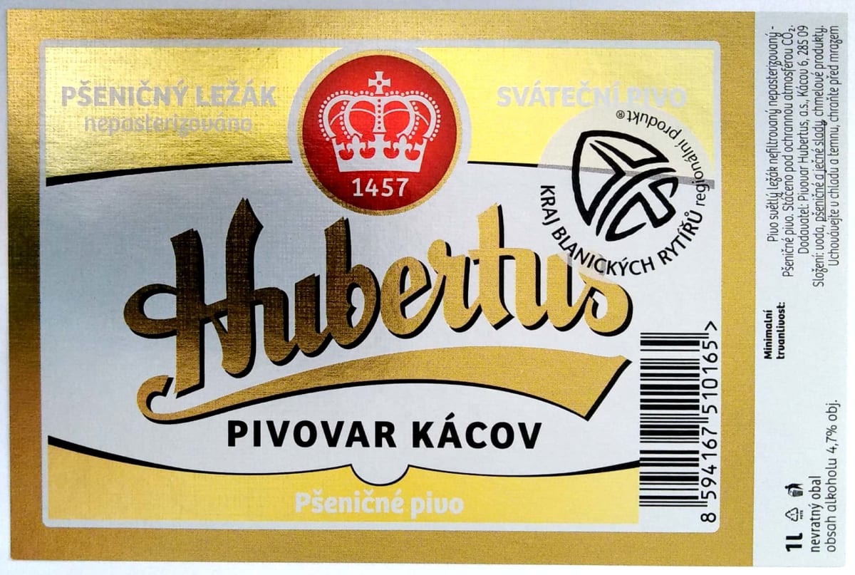 Hubertus Speciální pivo IPA nepasterizováné Etk. A
