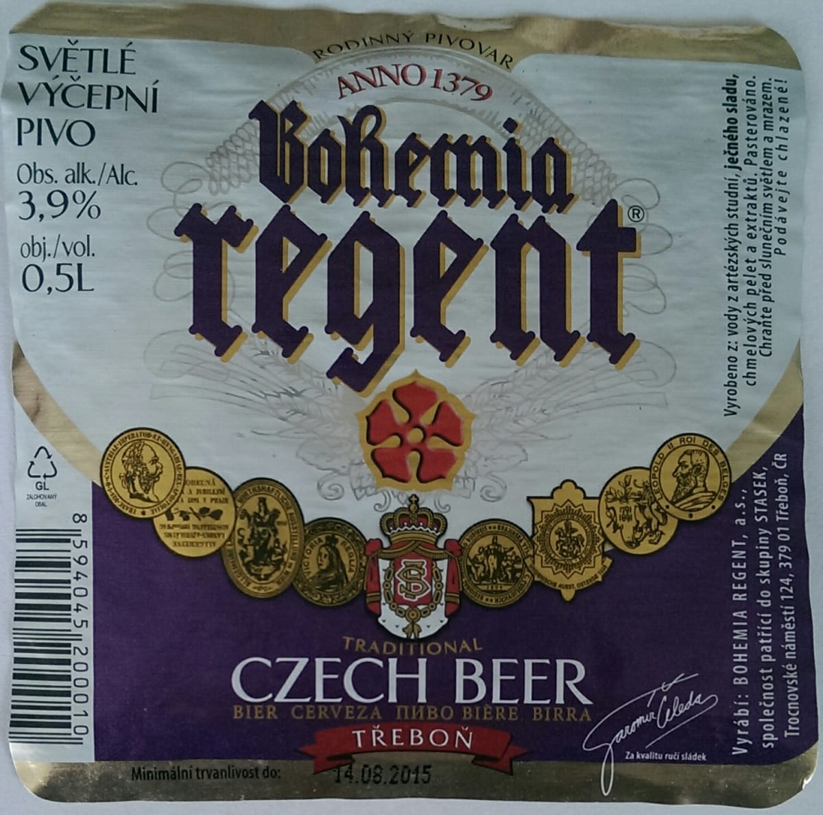 Bohemia Regent Světlé výčepní