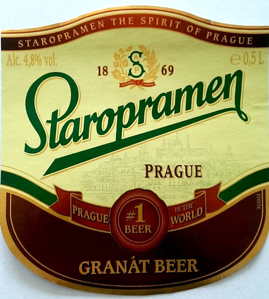 Staropramen Granat Beer for Hungary