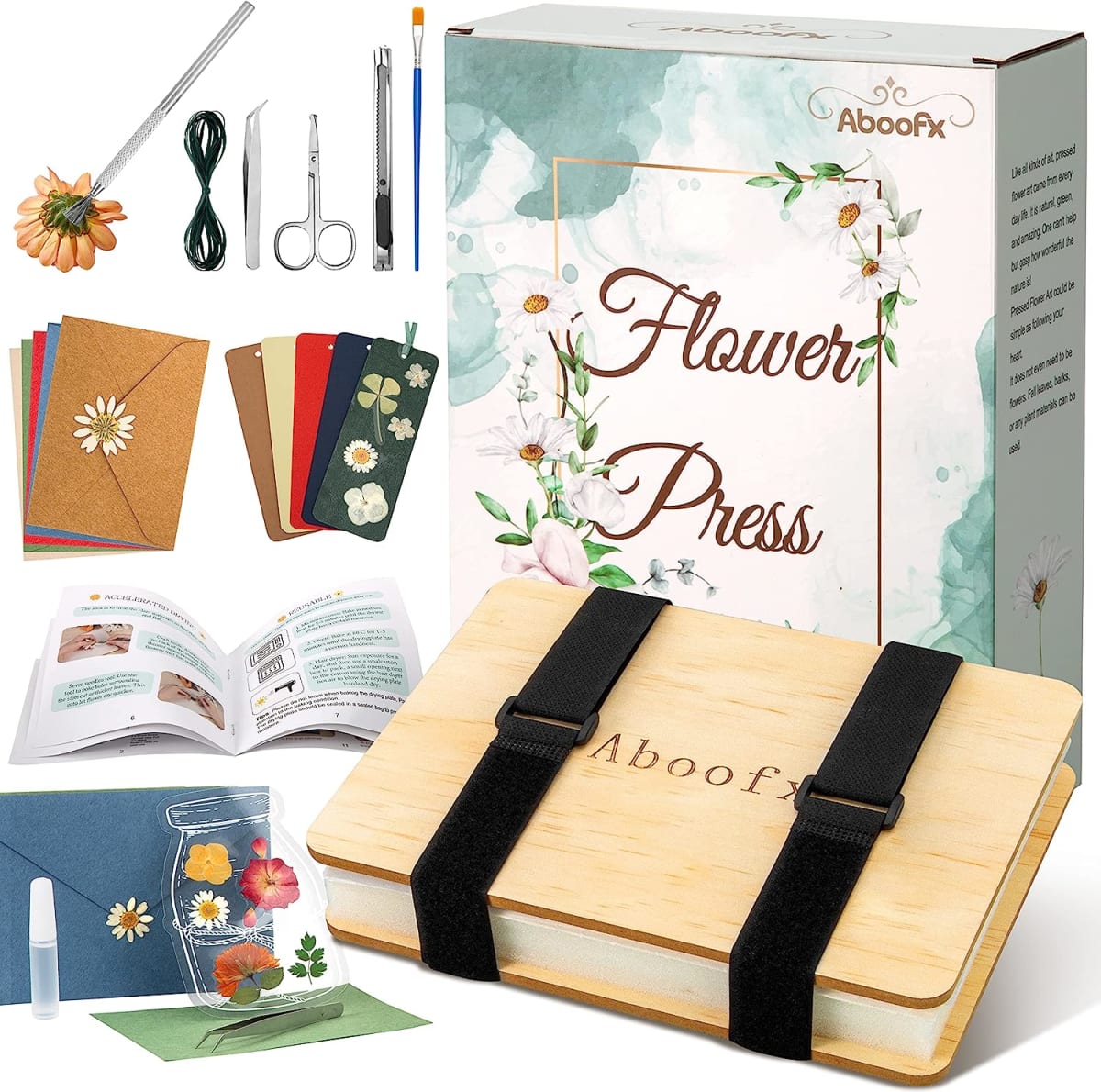 Wooden Flower Pressing Kit