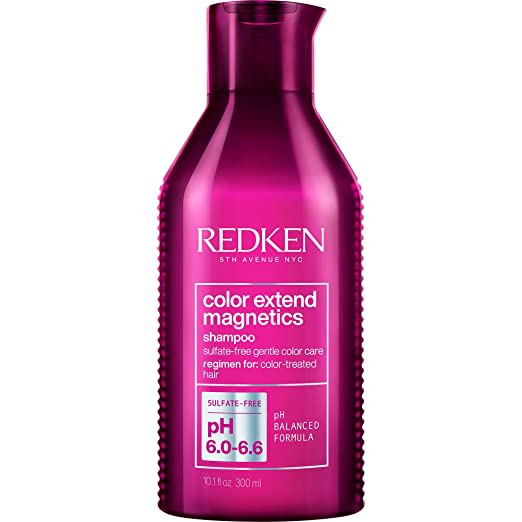 Redken Color Extend Magnetics Shampoo For Color-Treated Hair | Gently Cleanses & Protects Color | With Amino Acid | Sulfate Free Shampoo
