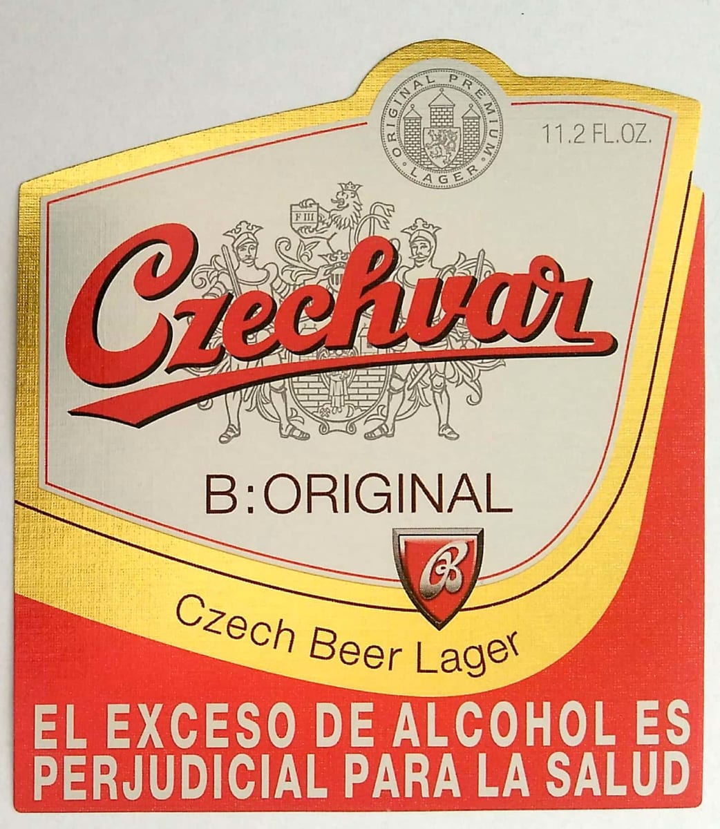 Czechvar B ORIGINAL Czech Beer Lager 0,33l El exceso Etk. A