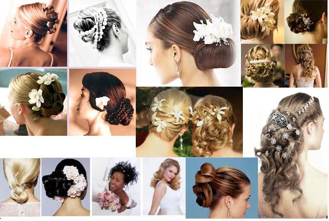 Research wedding day hairstyles
