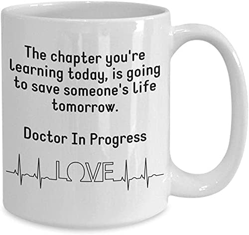 Med School Mug Future Doctor In Progress Best White Coat Ceremony Gift Ideas For Medical Students Nurse To Be Cup Medicine Graduation