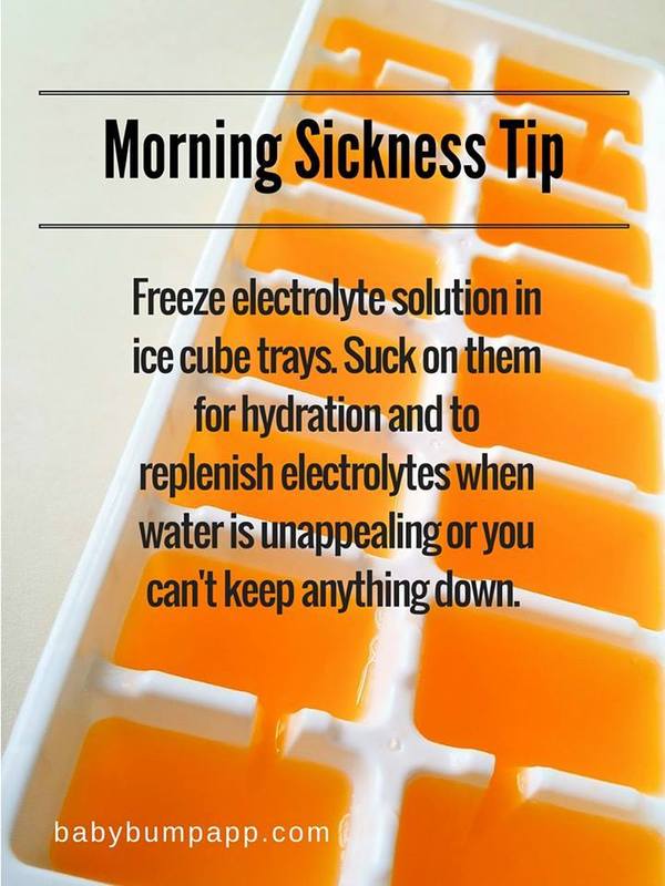 Freeze electrolyte liquid in ice cube trays