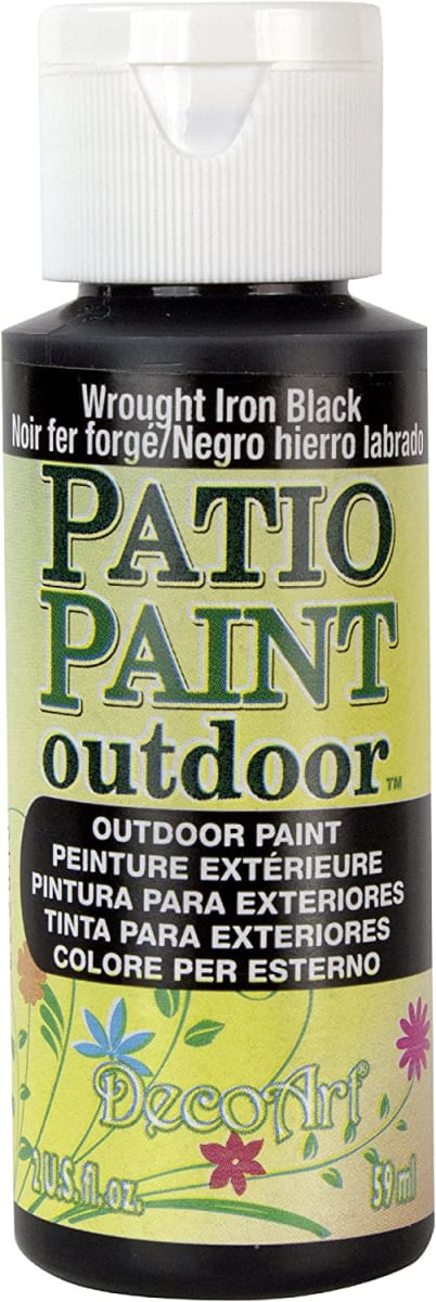 Wrought Iron Black Patio Paint,