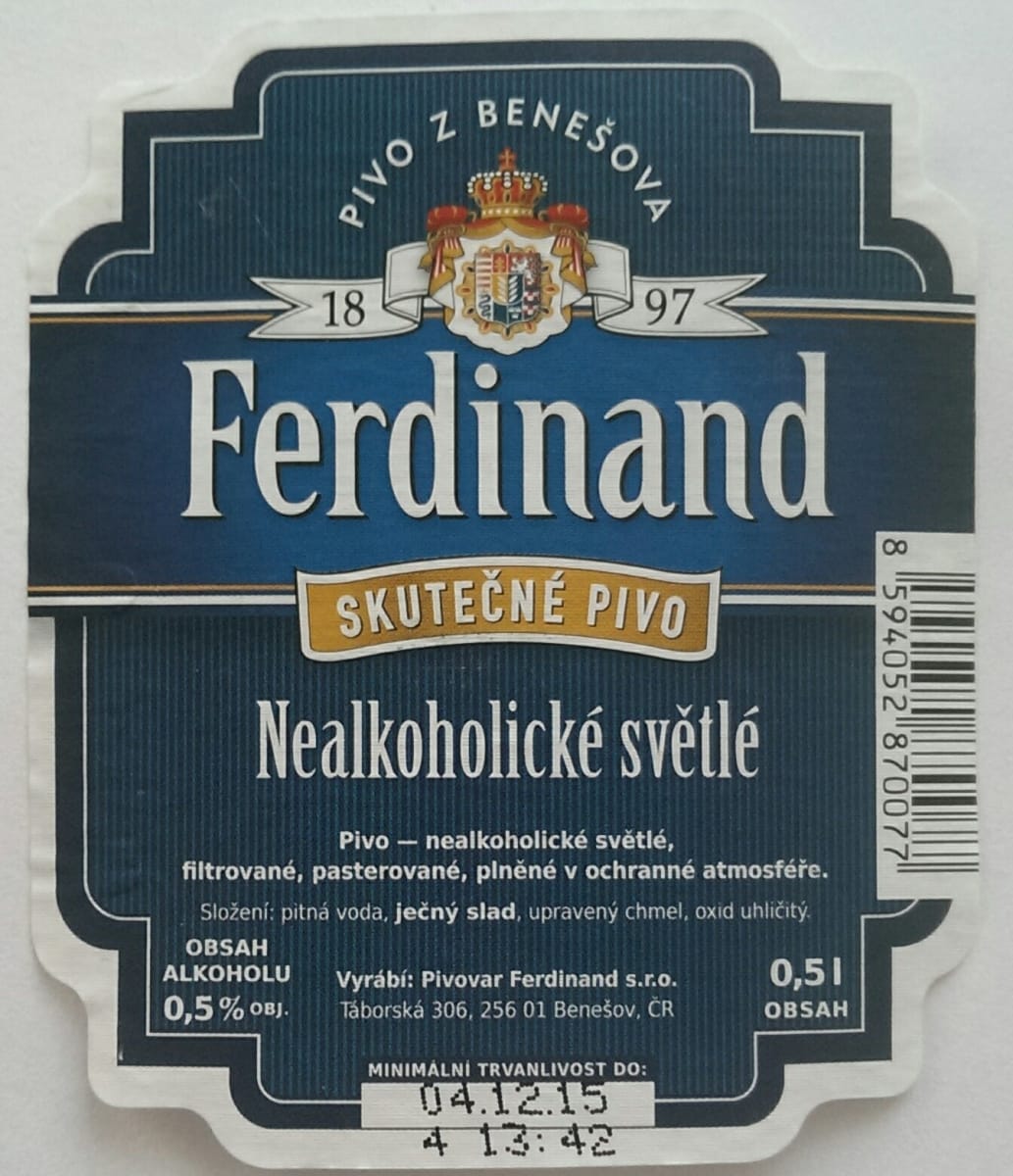 Ferdinand Nealkoholické světlé
