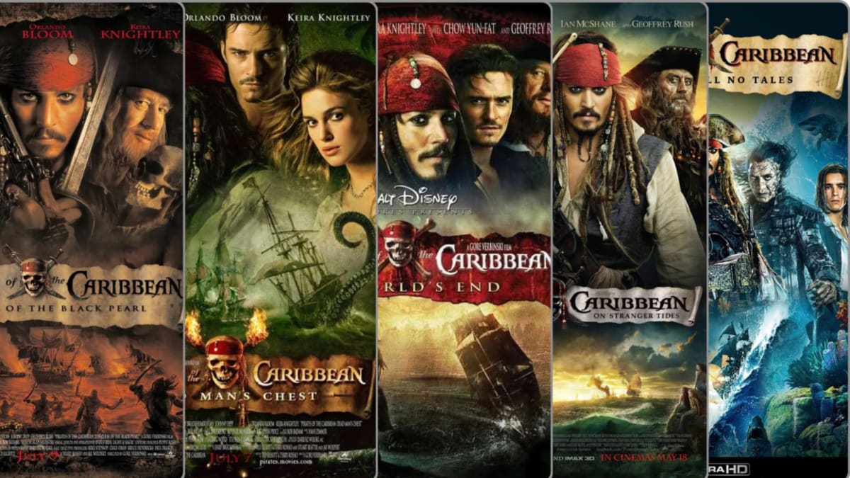 All The Pirates of the Caribbean Movies in Order