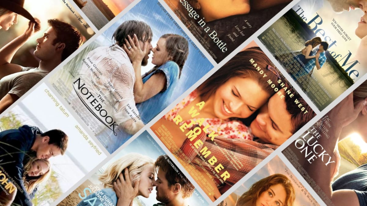 All Nicholas Sparks Movies in Order (And where to stream them!)
