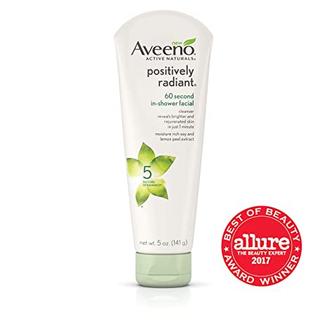 Aveeno Positively Radiant 60 Second In-Shower Facial Cleanser