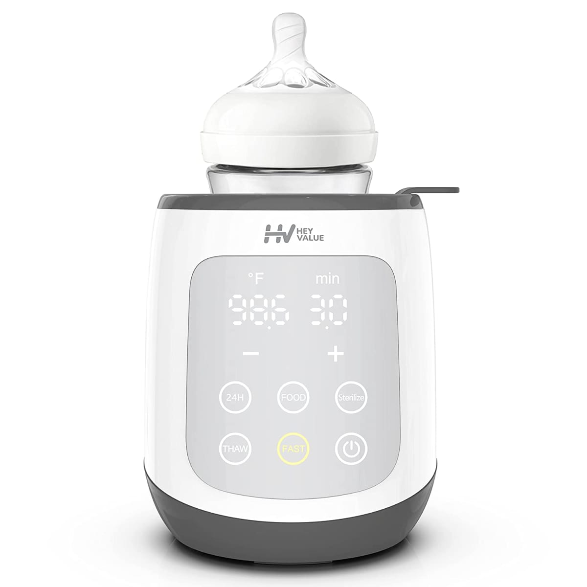 Bottle Warmer, Baby Bottle Warmer 5-in-1 Fast Baby Food Heater&Thaw BPA-Free Milk Warmer