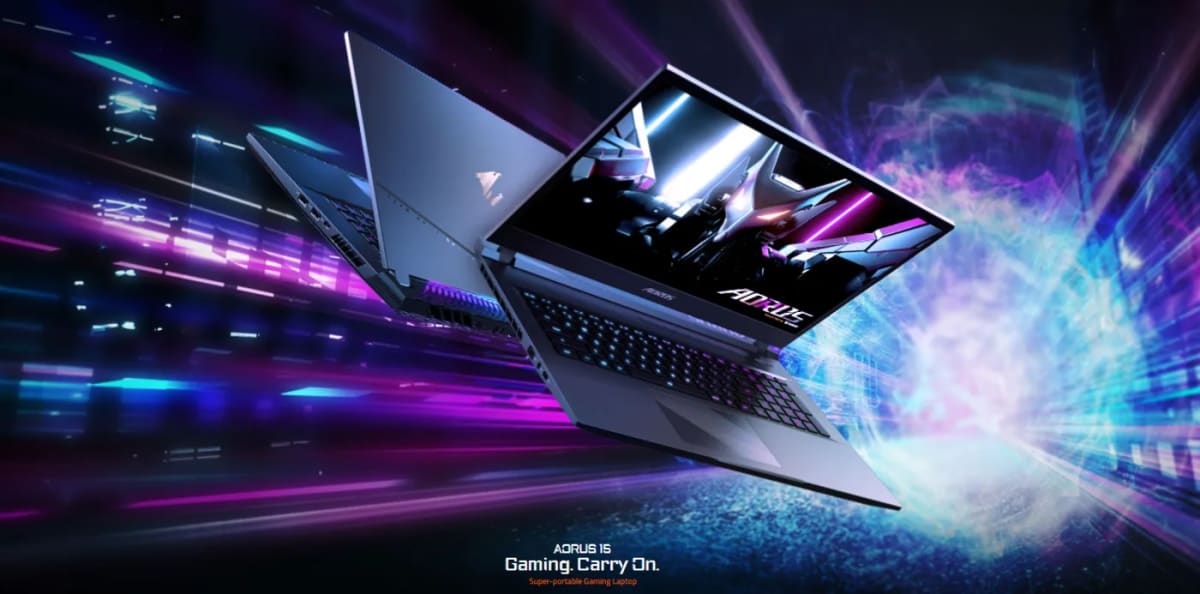 Gigabyte Aorus 15, i7-13700H, RTX 4060, 16 GB DDR5-4800, 1 TB SSD, QHD 165 hz 100% DCI-P3