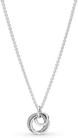 Family Always Encircled Pendant Necklace