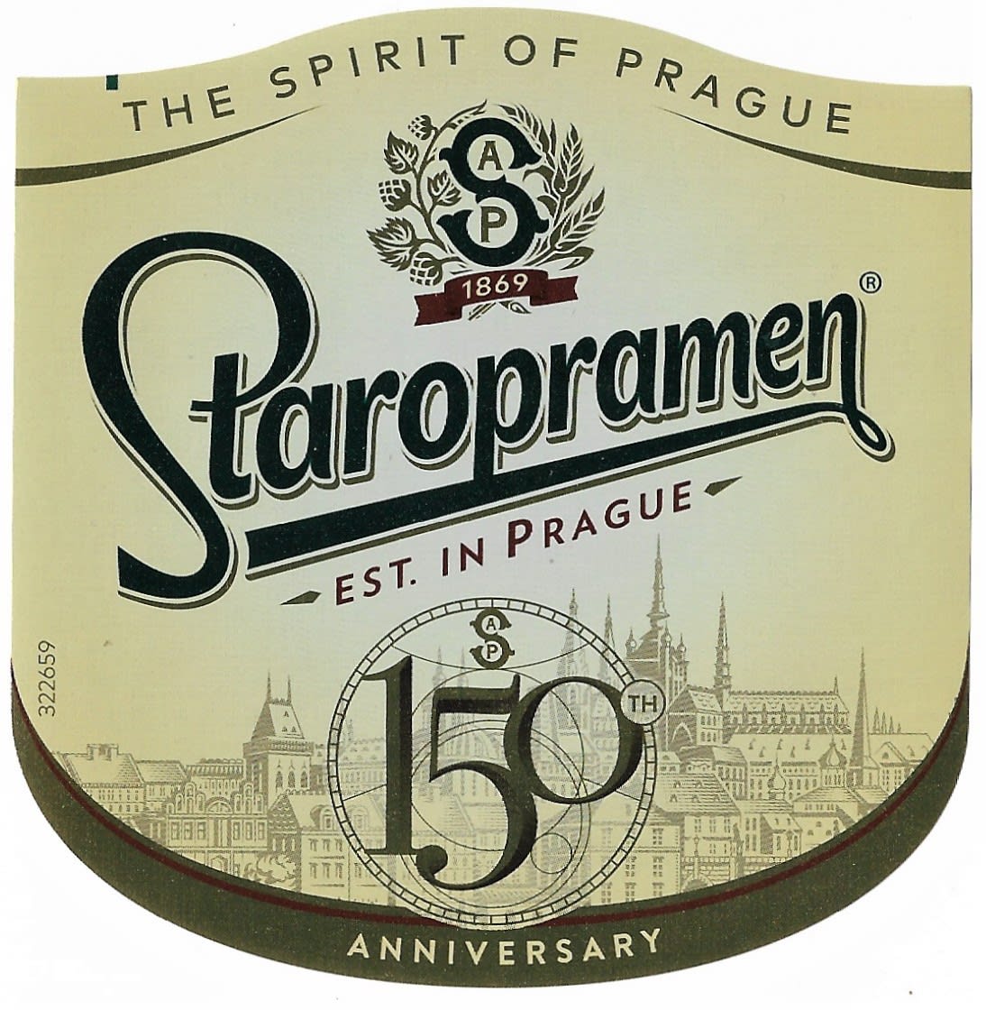 Staropramen Est. In Prague 150 Etk.A
