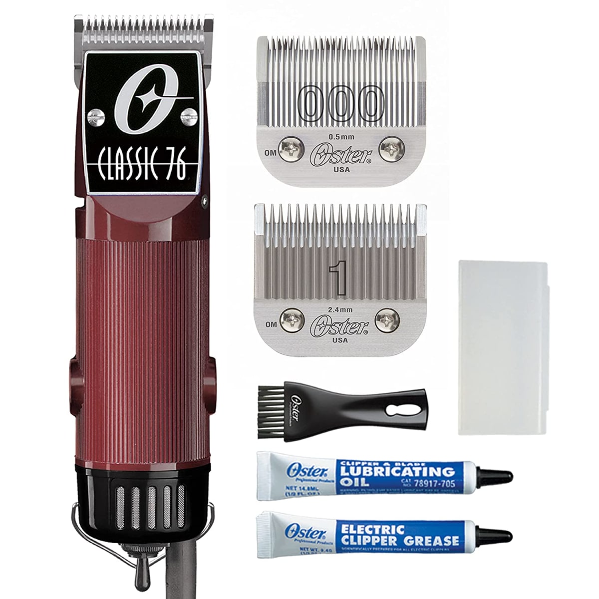 Professional Hair Clippers, Classic 76 for Barbers and Hair Cutting with Detachable Blade