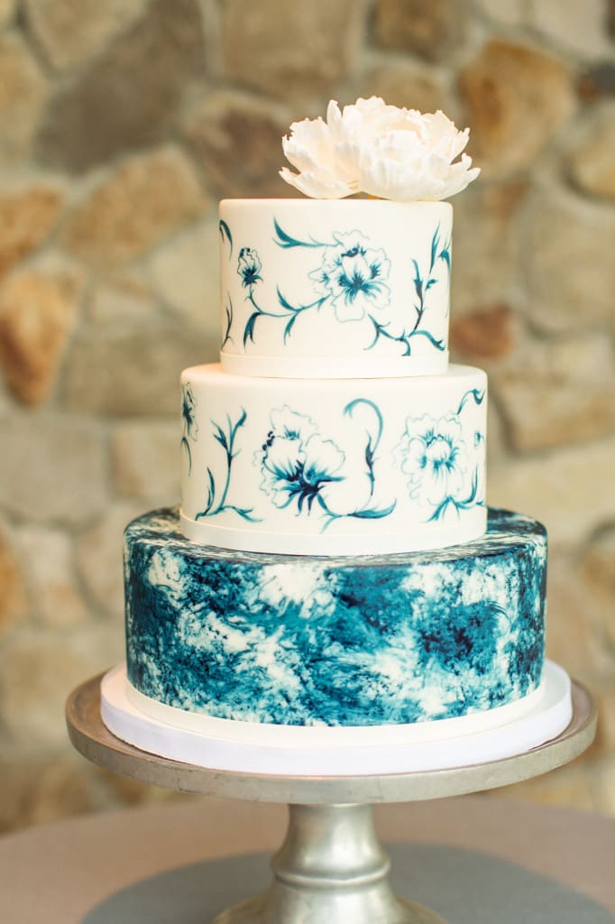 White & Turquoise