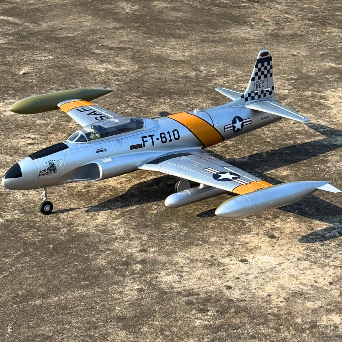 Dynam T-33 Shooting Star F80 6S 12-Blade 70mm EDF RC Jet Trainer