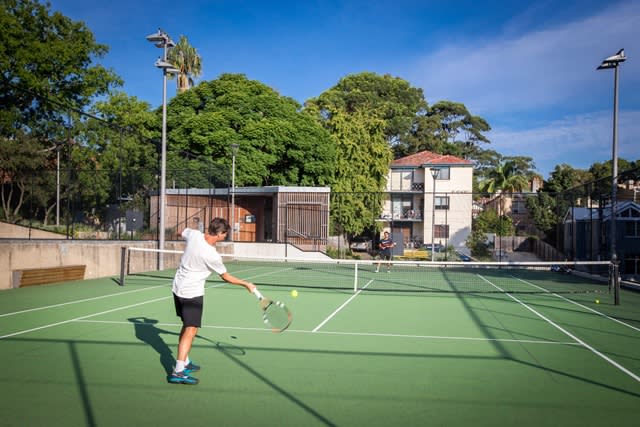 Play a game of tennis at Prince Alfred Park