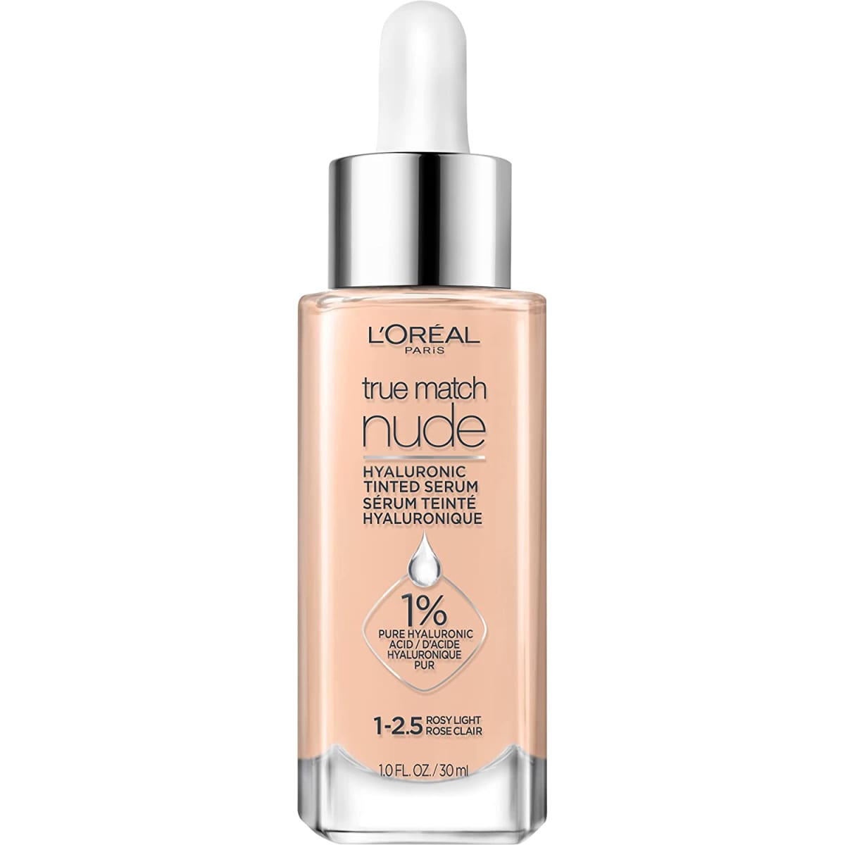 True Match Nude Hyaluronic Tinted Serum Foundation with 1% Hyaluronic acid
