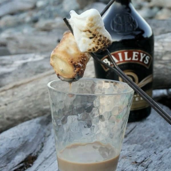Bailey's-Dipped Toasted Marshmallows
