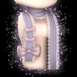 Lolita Lovely Bow Lacey Scarf