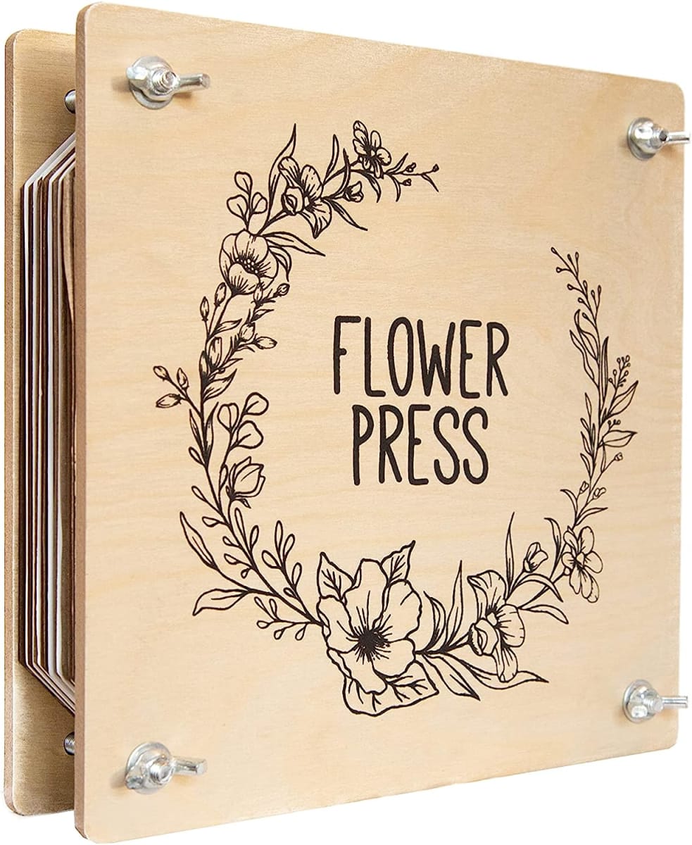 Flower press Kit:Create dried pressed flowers for art and craft projects