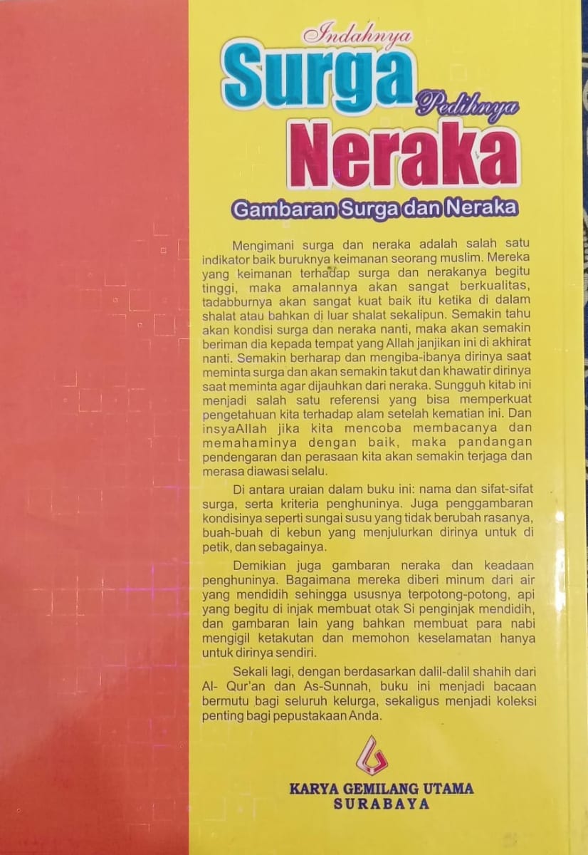 Indahnya Surga Pedihnya Neraka